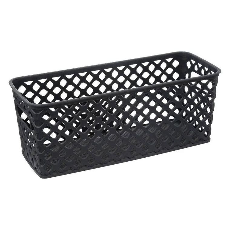 5five Simply Smart, zestaw plastikowych koszyczków do przechowywania, Folk, 4 szt.