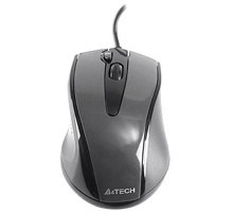 A4 Tech, mysz laserowa V-Track N-500F-1, USB, Glossy Grey