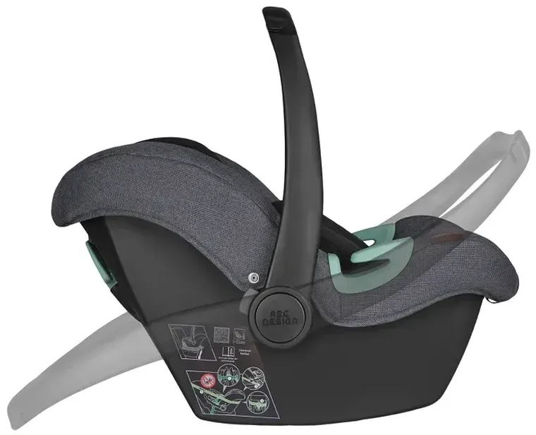 ABC Design, Tulip, fotelik samochodowych, asphalt, 40-85 cm