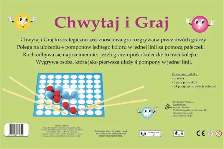 Abino, Chwytaj i graj, gra zręcznościowa
