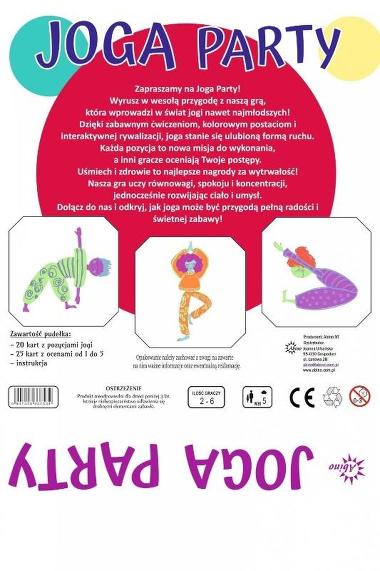 Abino, Joga-party, gra familijna