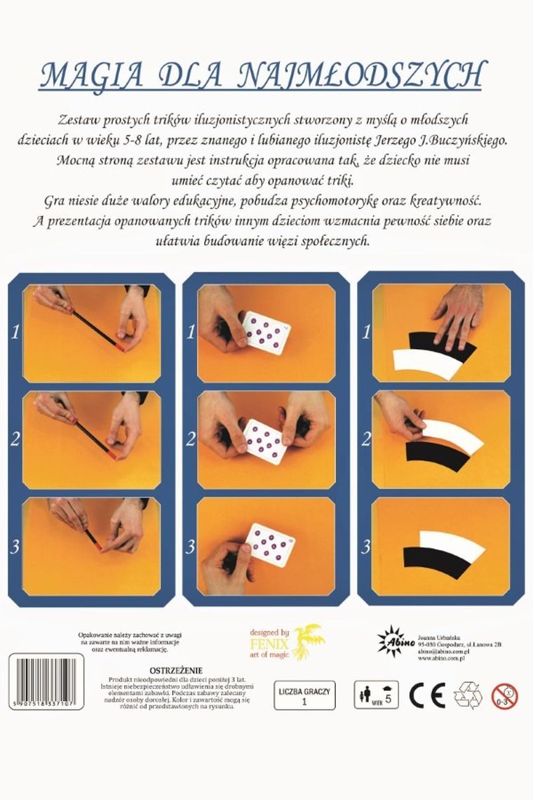 Abino, Magia dla najmłodszych, zestaw kreatywny