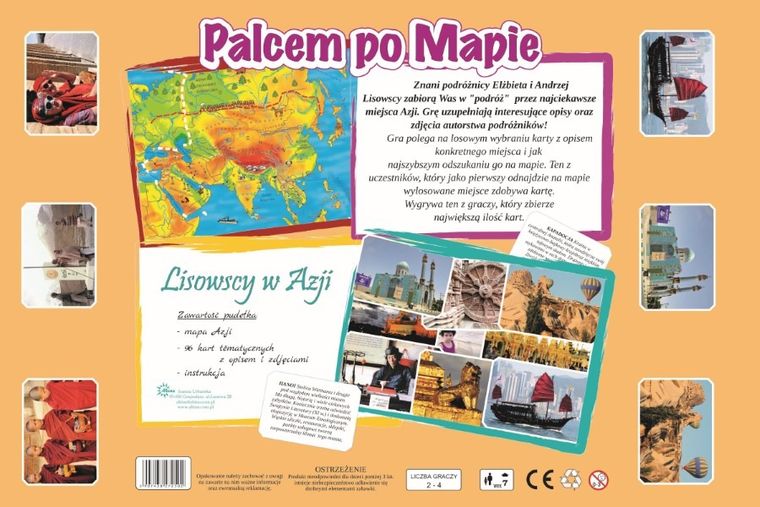 Abino, Palcem po mapie, Lisowscy w Azji, gra edukacyjna