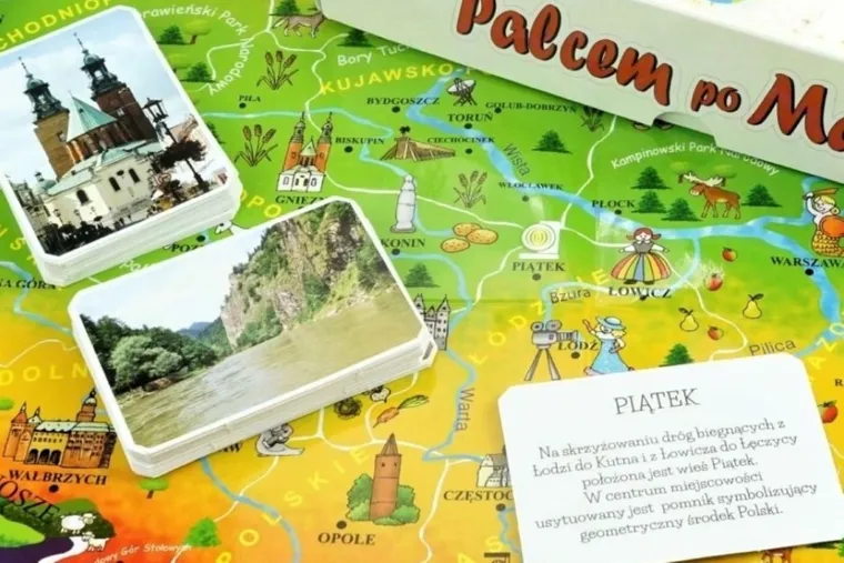 Abino, Palcem po mapie, Polska, gra edukacyjna