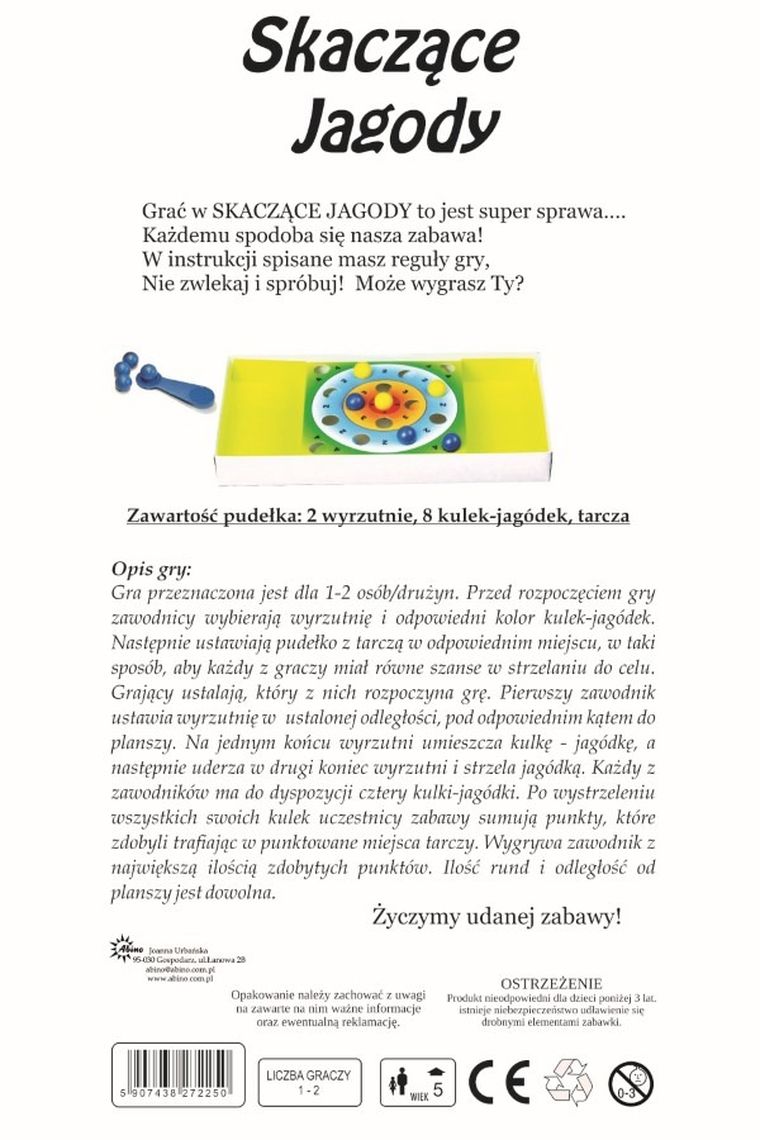 Abino, Skaczące Jagody, gra familijna