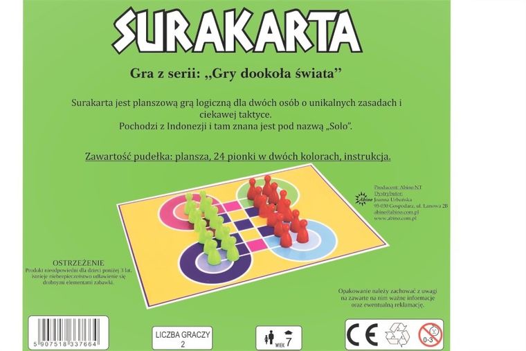 Abino, Surakarta, Gry dookoła świata, gra logiczna
