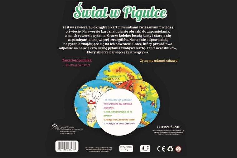 Abino, Świat w pigułce, gra edukacyjna