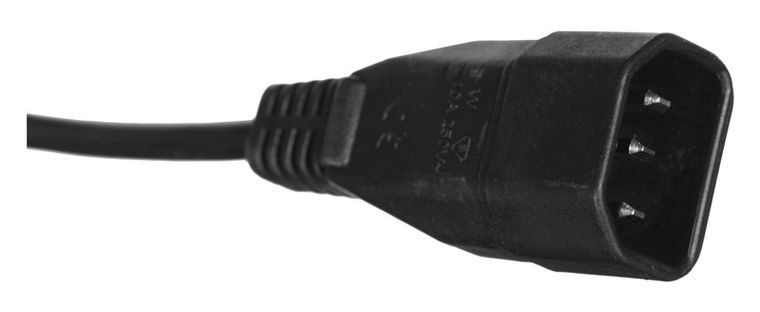 Activejet, listwa przeciwprzepięciowa, 3 X Ute, 10 A, czarny, 1,5 m
