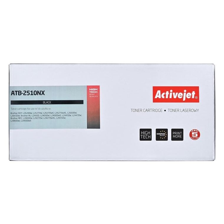 Activejet, toner do drukarki, ATB-2510NX, zamiennik Brother TN2510XL, Supreme, 3000 stron, czarny