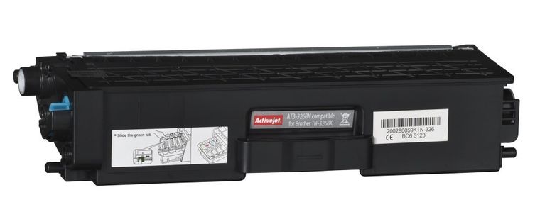 Activejet, toner do drukarki, zamiennik Brother TN-326BK, Supreme, 4000 stron, czarny, ATB-326BN