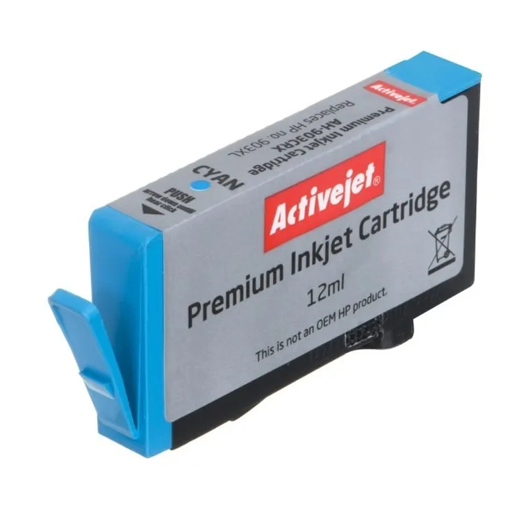 Activejet, tusz do drukarki, zamiennik HP 903XL T6M03AE, Premium, 12 ml, niebieski, AH-903CRX