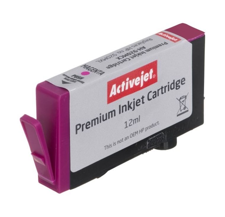 Activejet, tusz do drukarki, zamiennik HP 920XL CD973AE, Premium, 12 ml, czerwony, AH-920MCX