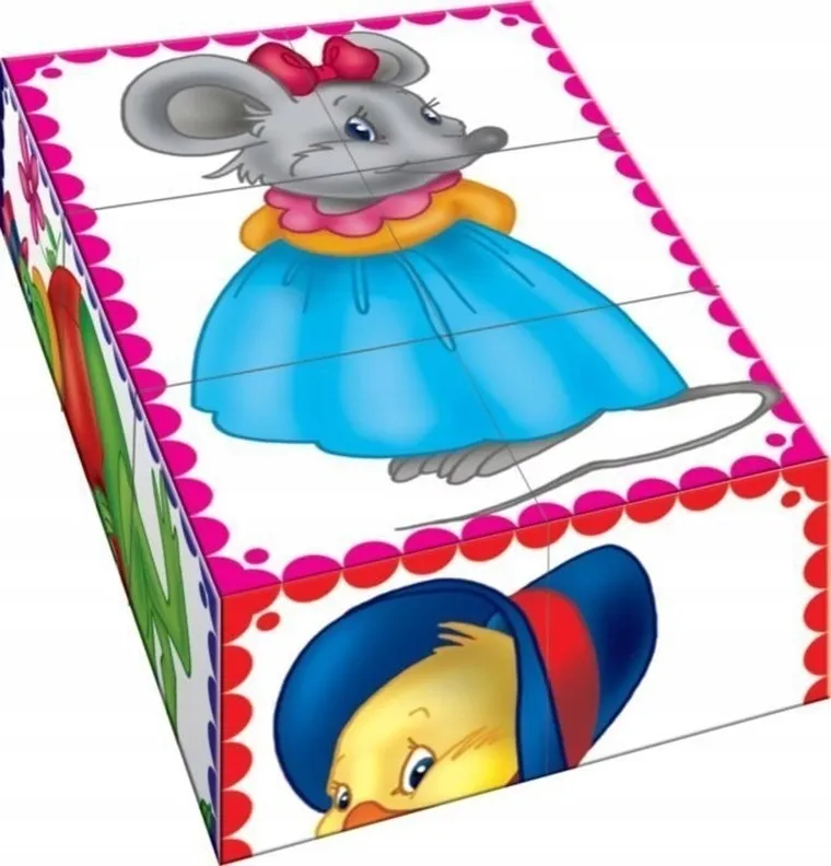 Adamigo, klocki obrazkowe, 6 elementów