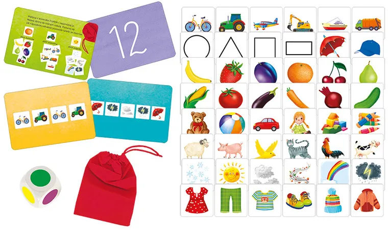 Adamigo, Zabawy Przedszkolaka, zestaw gier logicznych i edukacyjnych