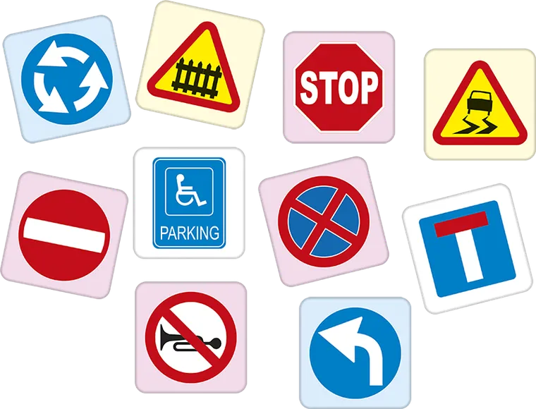 Adamigo, Znaki drogowe, memory, edukacyjna gra pamięciowa