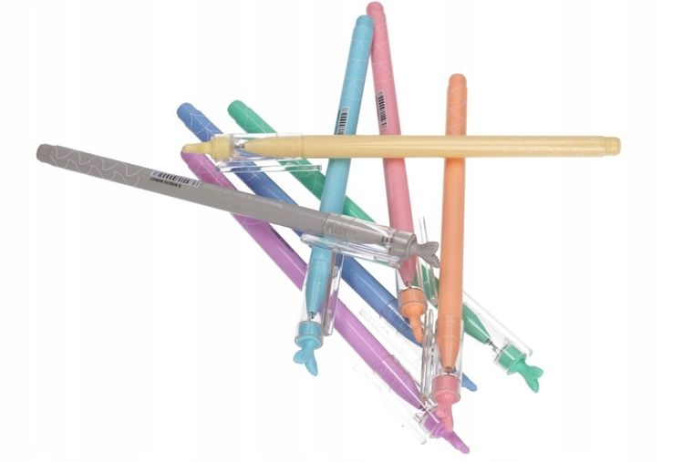 Adar, flamastry dwustronne, ogon syreny, 8 kolorów