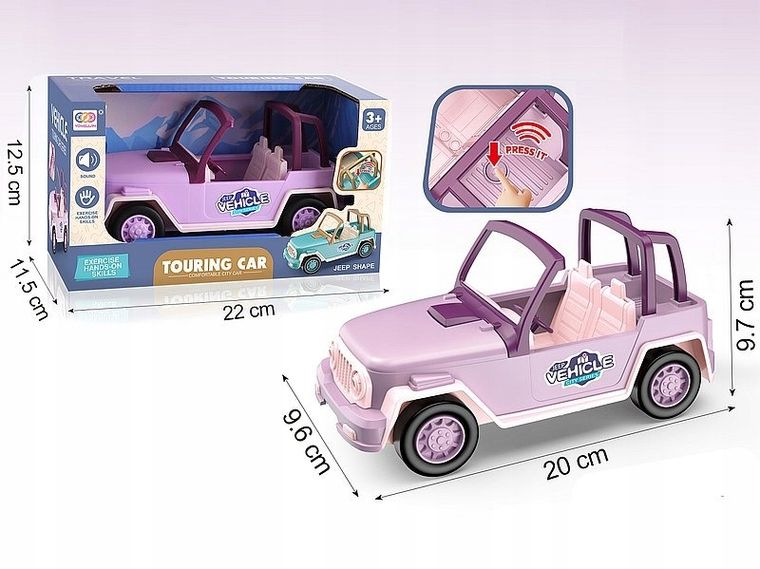 Adar, interaktywny pojazd terenowy, różowy