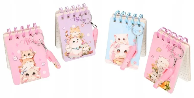 Adar, notes z długopisem, spiralowy, 1 szt.