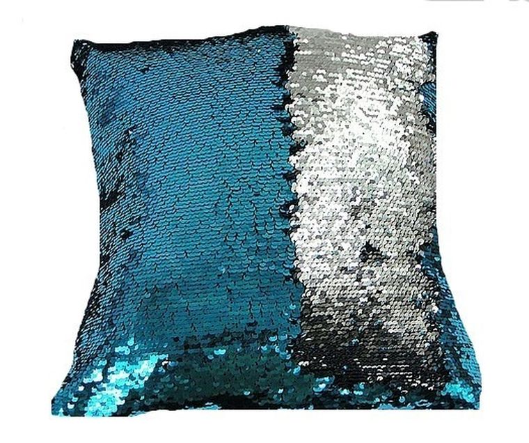 Adar, poszewka na poduszkę, magiczne cekiny, 40-40 cm