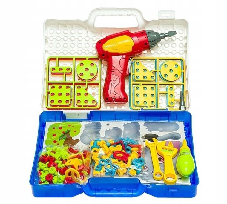 Adar, układanka, puzzle do przykręcania w walizce