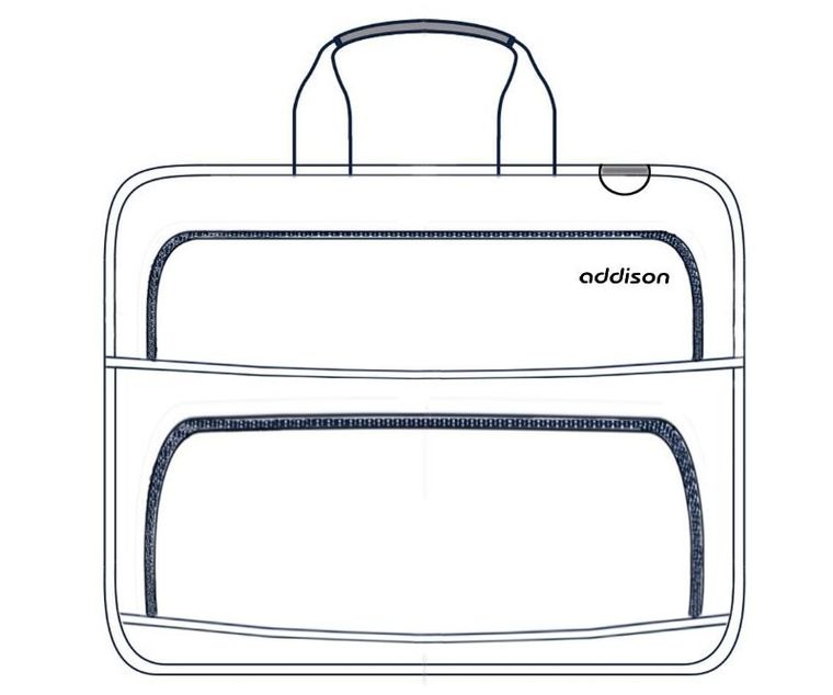 Addison, torba na laptopa, ColuMBus 14, 306014, 14,1", czarny