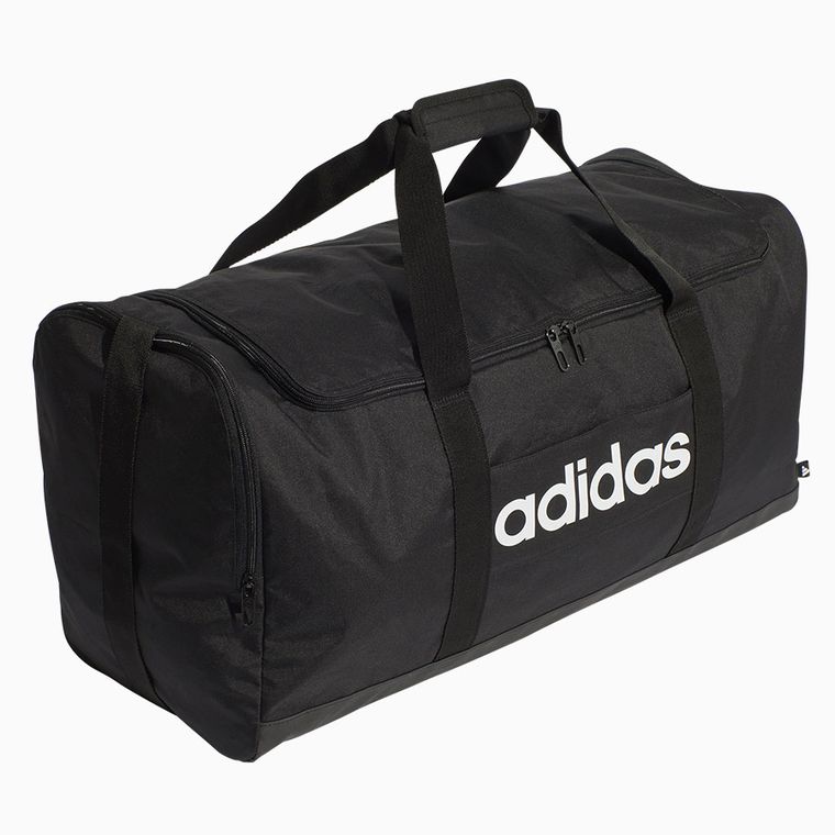 Adidas, Linear Duffel, torba sportowa, czarny, JE8344