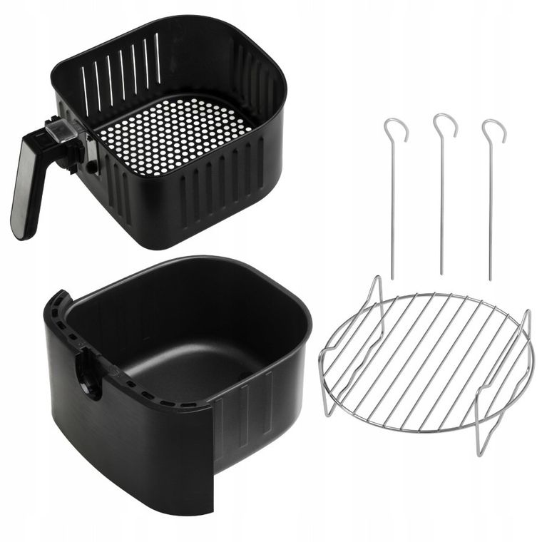 Adler, frytkownica beztłuszczowa, air fryer, 12 programów, 5,5l