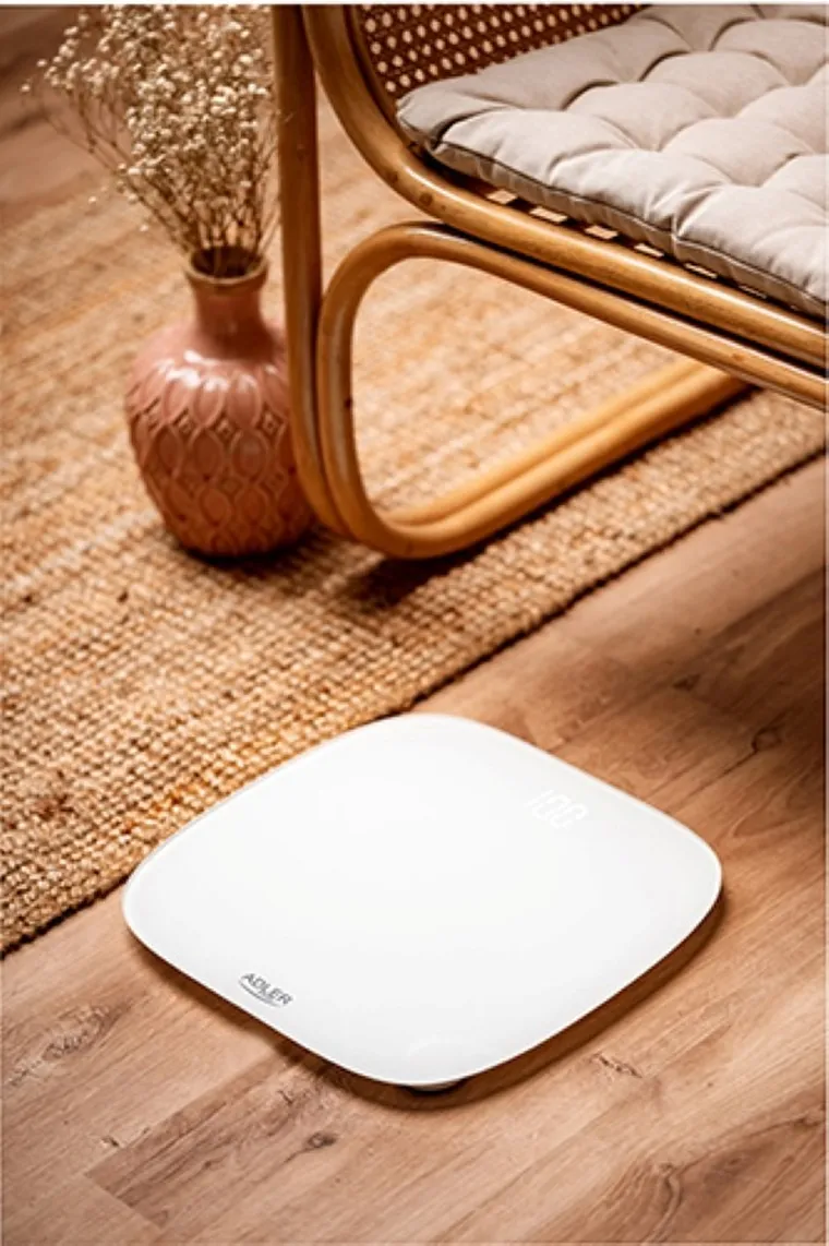 Adler, waga łazienkowa, LED, AD 8176