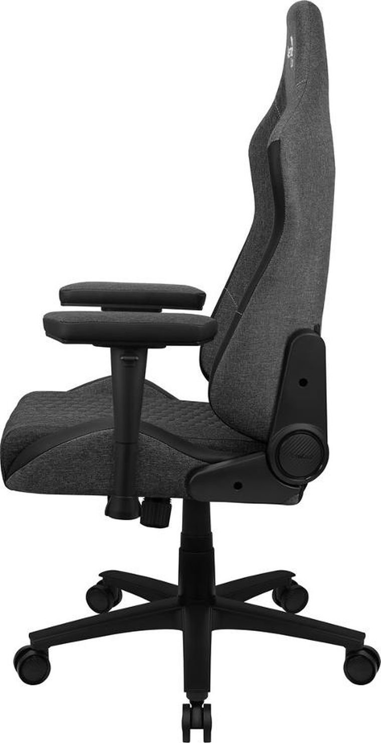 Aerocool, Crown Aeroweave, fotel gamingowy, Ash Black