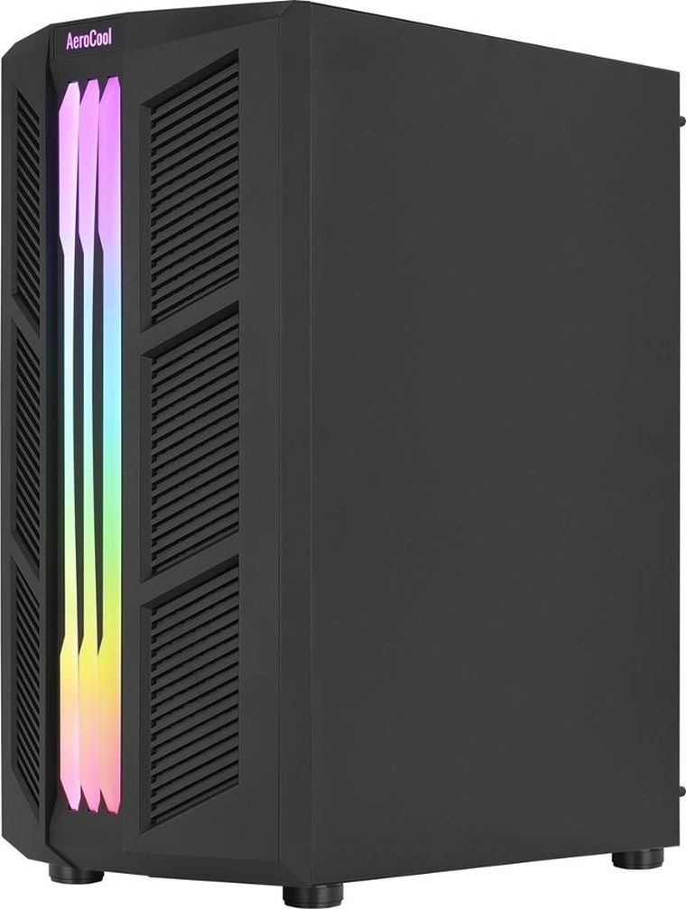 Aerocool, PGS Prime-G-BK-v1, obudowa komputerowa, RB, czarna