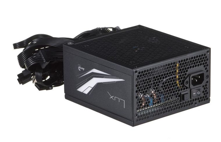 Aerocool, zasilacz, Lux Aeropgsluxrgb-550