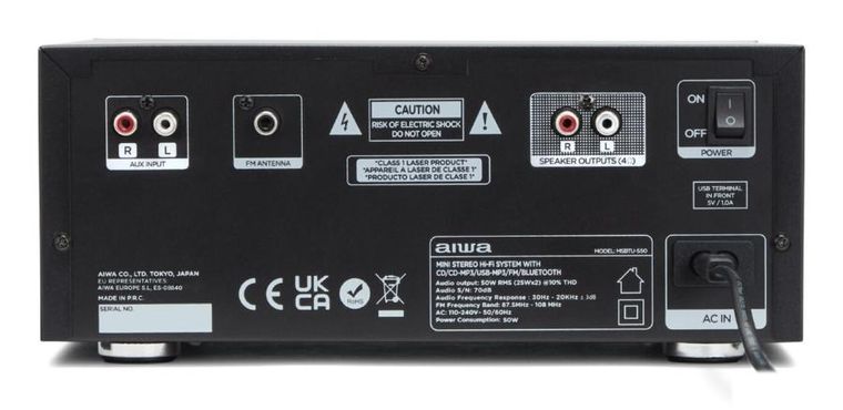 Aiwa, mini wieża, MSBTU-550