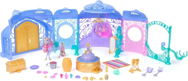 Akademia Jednorożców, Gwiezdna fontanna i stajnia, zestaw do małych figurek