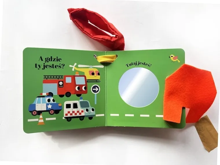 Akademia Mądrego Dziecka. Gdzie się schował wóz strażacki? Zabawa w chowanego