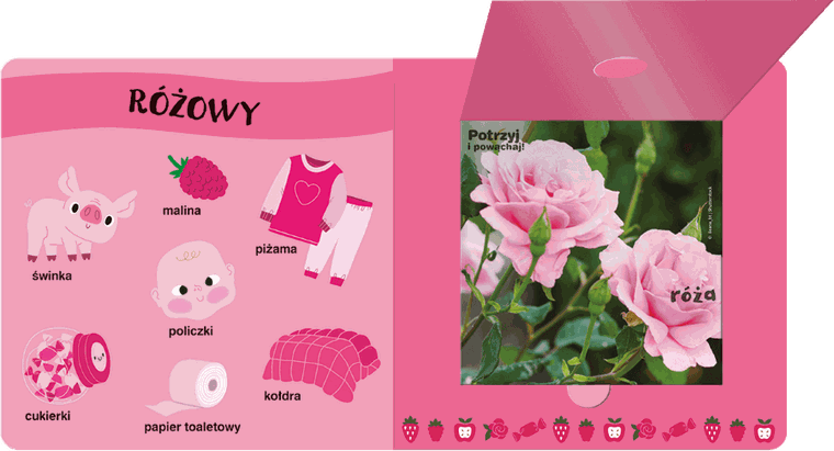 Akademia Mądrego Dziecka. Moja pachnąca książeczka z kolorami. Ogród