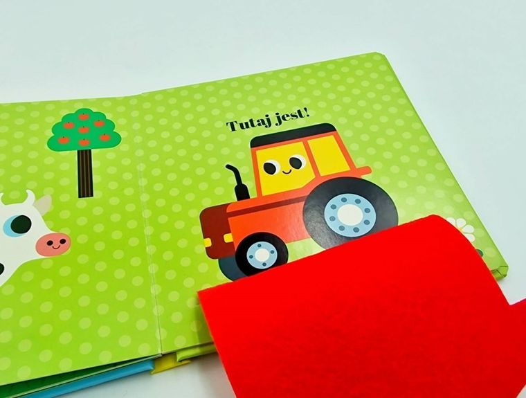 Akademia Mądrego Dziecka. Zabawa w chowanego. Gdzie się schował traktor?