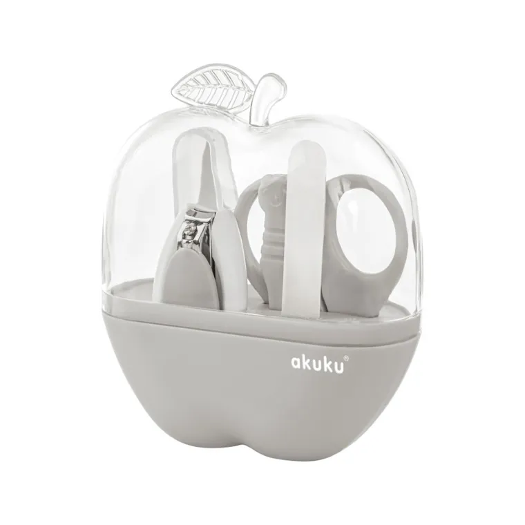 Akuku, Apple Case, zestaw do pielęgnacji, grey