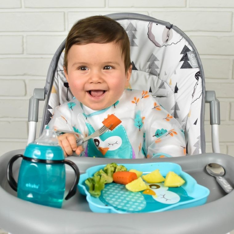 Akuku, bidon z miękkim ustnikiem, niebieski, 280 ml, A0366