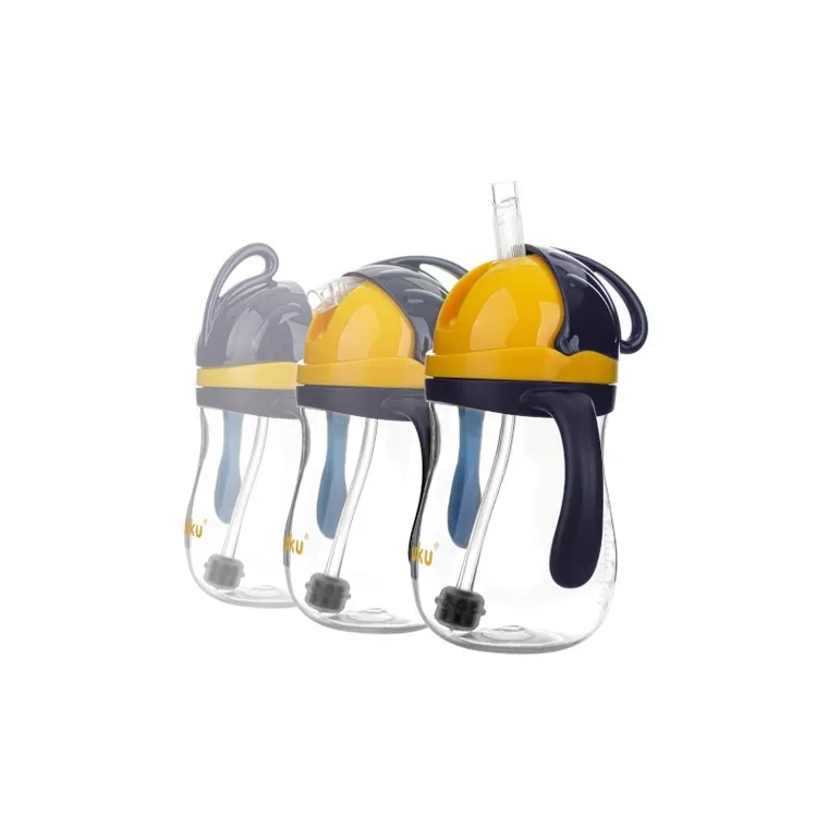 Akuku, bidon ze słomką z odważnikiem, A0165, 280 ml