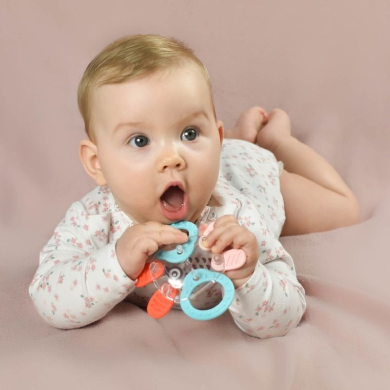 Akuku, grzechotka, gryzak, kosmo