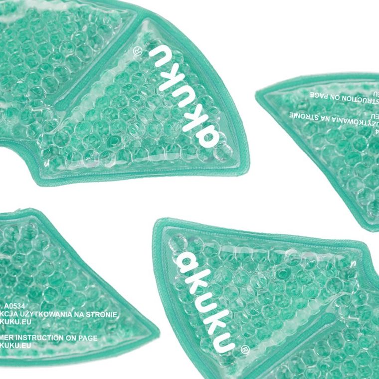 Akuku, kompresy żelowe na piersi, miętowe