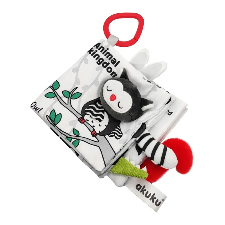 Akuku, książeczka sensoryczna, królestwo zwierząt