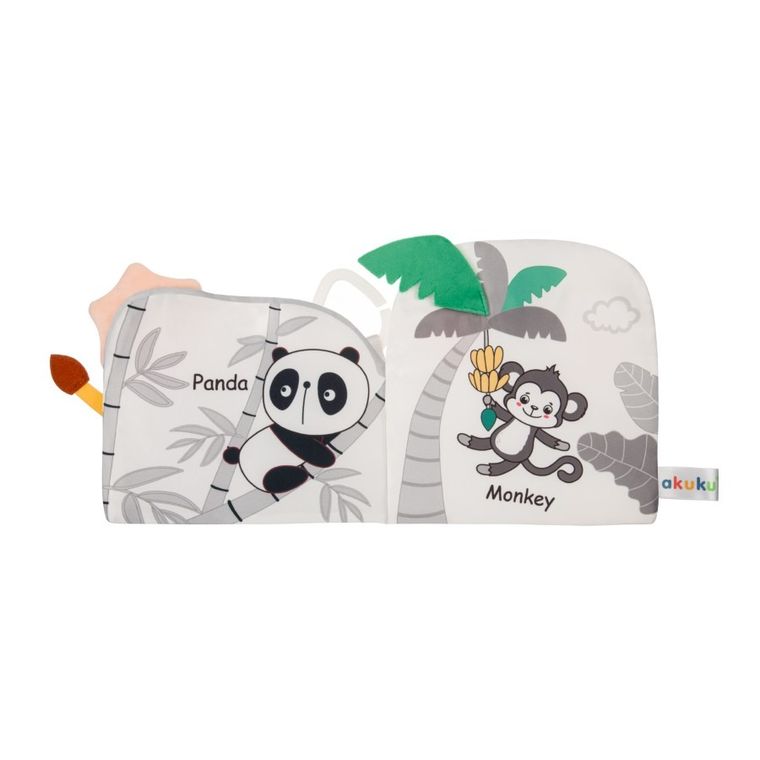 Akuku, książeczka sensoryczna, Zoo
