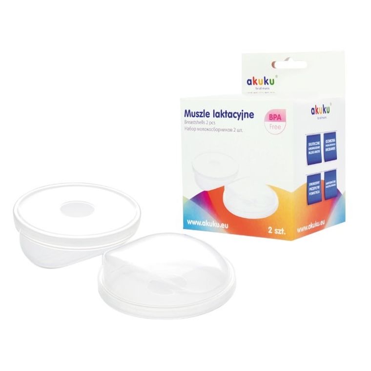 Akuku, muszle laktacyjne, 2 szt.