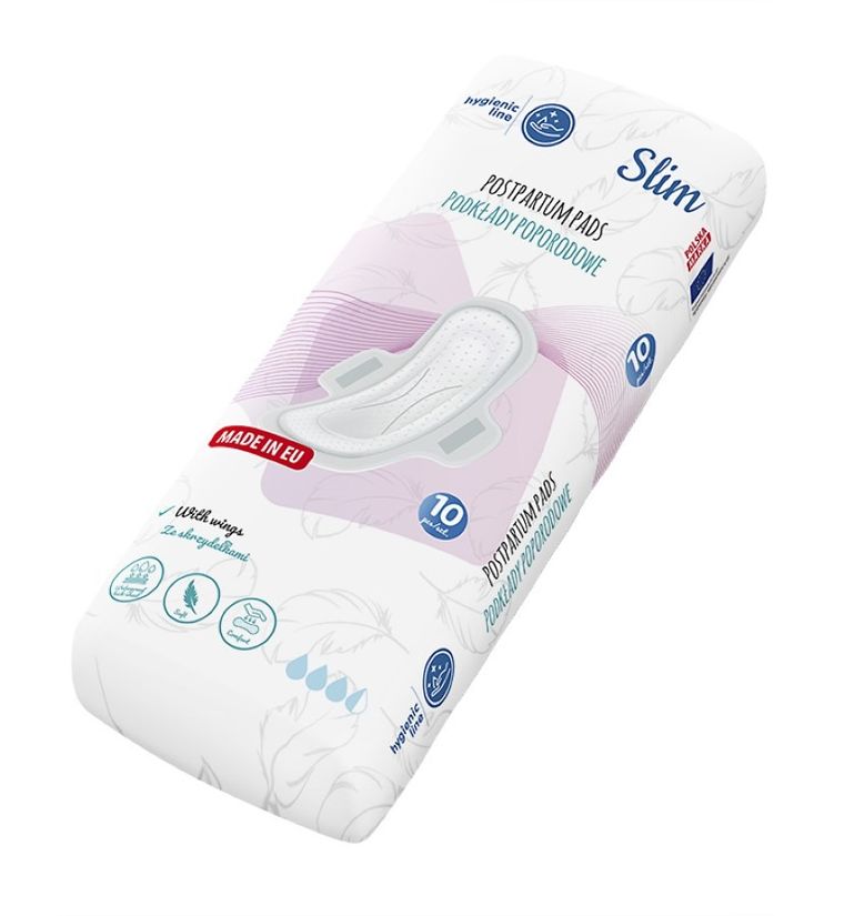 Akuku, podkład poporodowy, slim, 10 szt.
