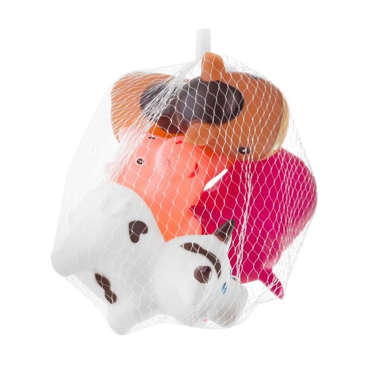 Akuku, zabawki do kąpieli, Farma, 4 szt.