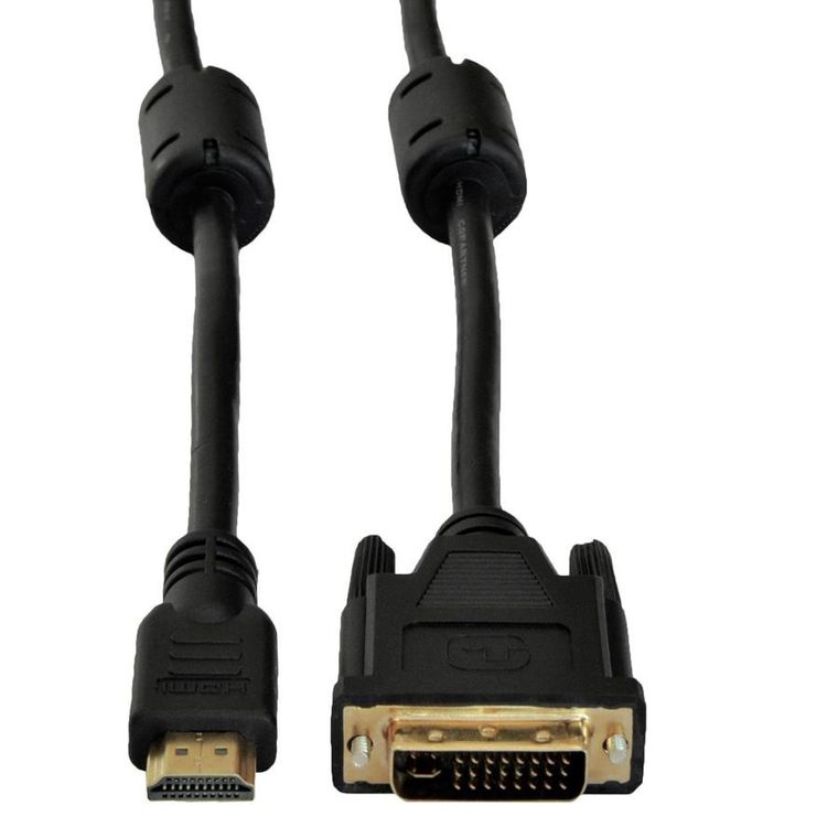 Akyga, kabel, Ak-av AK-AV-11, dvi-d M - hdmi M, 1,8m, czarny