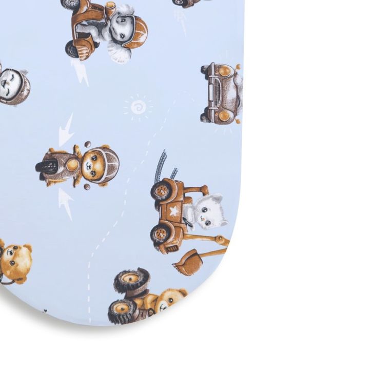 Albero Mio, Little Drivers World, prześcieradło do gondoli, 35-80 cm