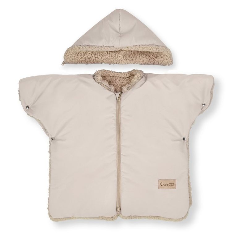 Albero Mio, ponczo samochodowe, beżowe