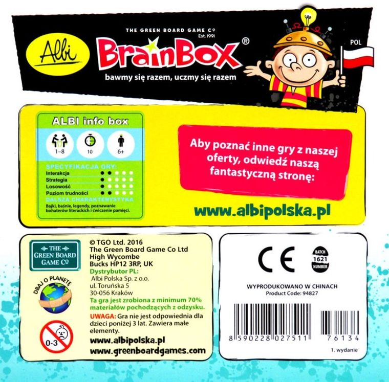 Albi, BrainBox, Bajki, gra edukacyjna